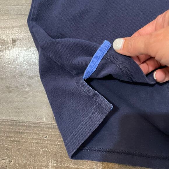 Talbots Ocean Classic Polo Shirt Navy Women's Petite Size LP - Picture 12 of 12